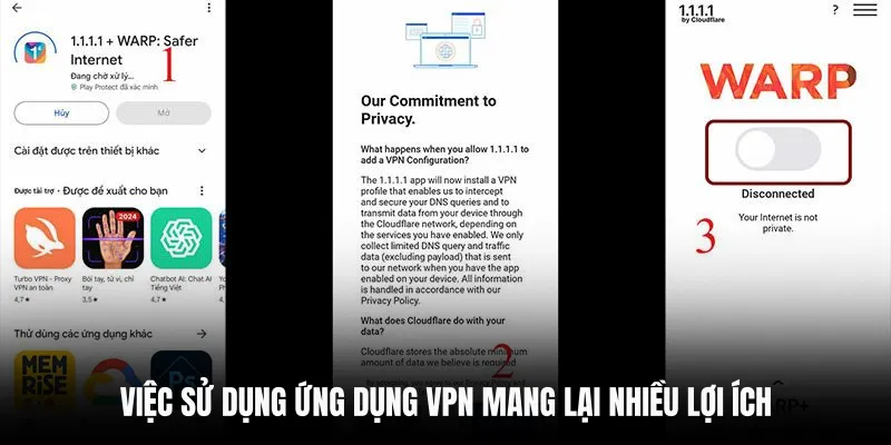Hướng Dẫn Cách Tải 1.1.1.1 Để Truy Cập C168 Mượt Mà Nhất 6 Việc sử dụng ứng dụng VPN mang lại nhiều lợi ích